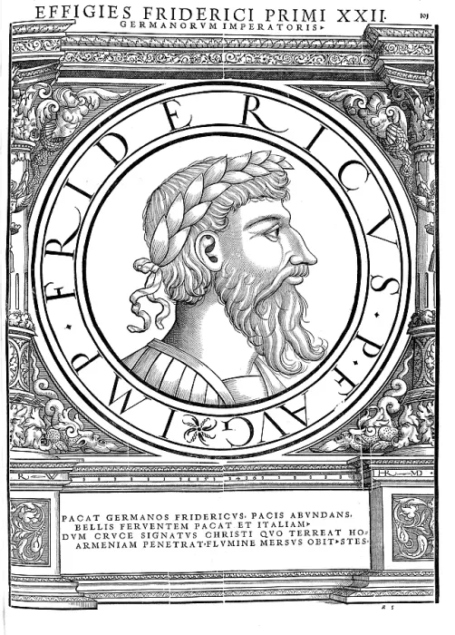 Framed Print : Frederick I, called Barbarossa (born around 1122) Framed Print : Frederick I, called Barbarossa (born around 1122)