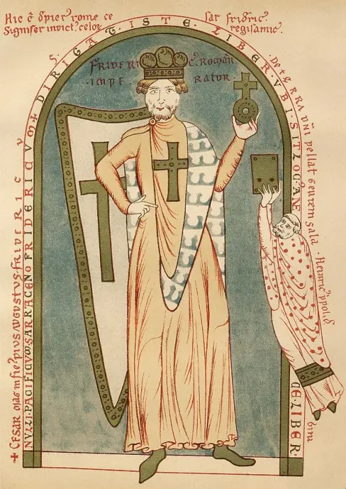 Framed Print : Frederick I, Frederick Barbarossa