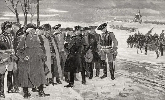 Framed Print : Frederick II, battle of Leuthen