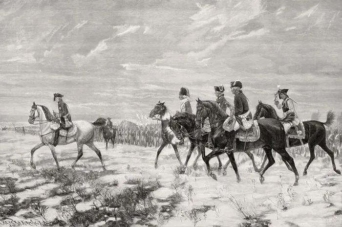 Framed Print : Frederick II, battle of Leuthen