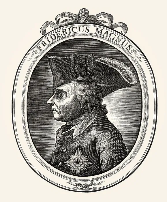 Framed Print : Frederick II or Frederick the Great or Alter Fritz