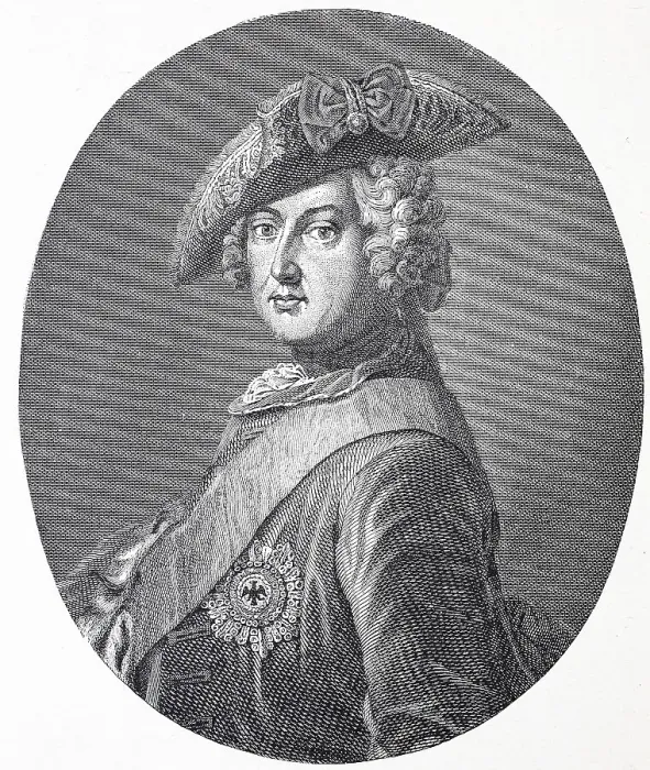 Framed Print : Frederick II. Friedrich der Grosse