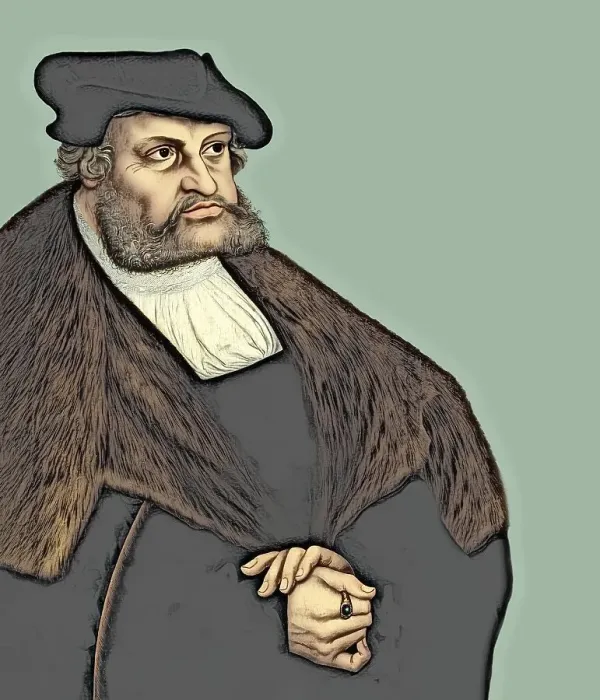 Framed Print : Frederick III or Frederick the Wise, 1463 - 1525, Prince-elector of Saxony, digitally edited after a painting by Lucas Cranach the Elder, Friedrich III. oder Friedrich der Weise, 1463 - 1525, Kurfuerst von Sachsen