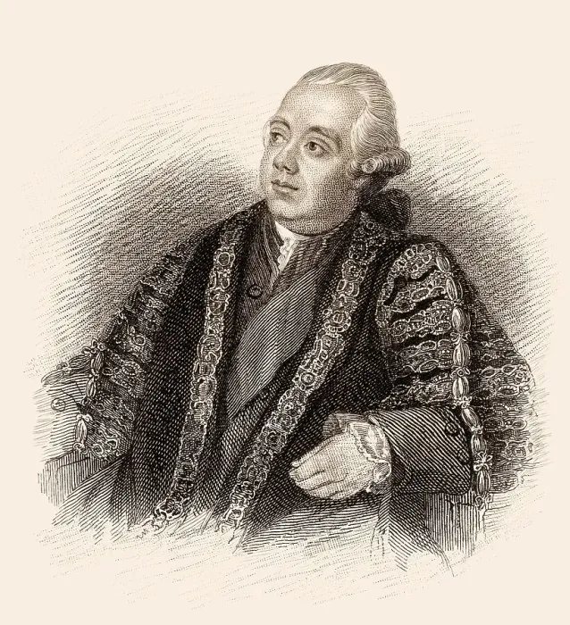 Framed Print : Frederick North, 2. Earl of Guilford