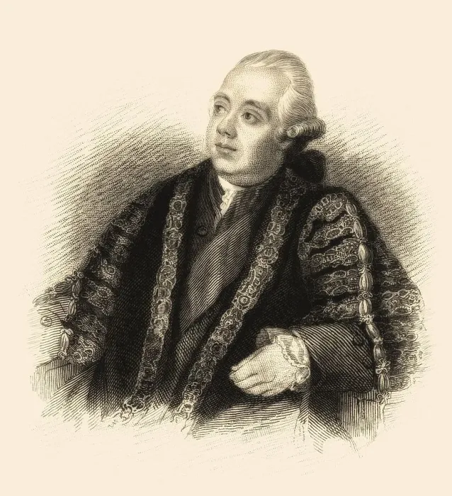 Framed Print : Frederick North, 2. Earl of Guilford