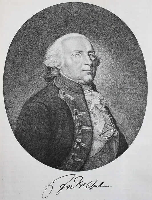 Framed Print : Frederick William II 25 September 1744