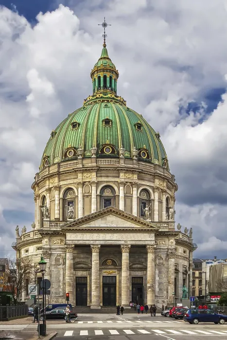 Framed Print : Frederik's Church popularly known as The Marble Church for its architecture