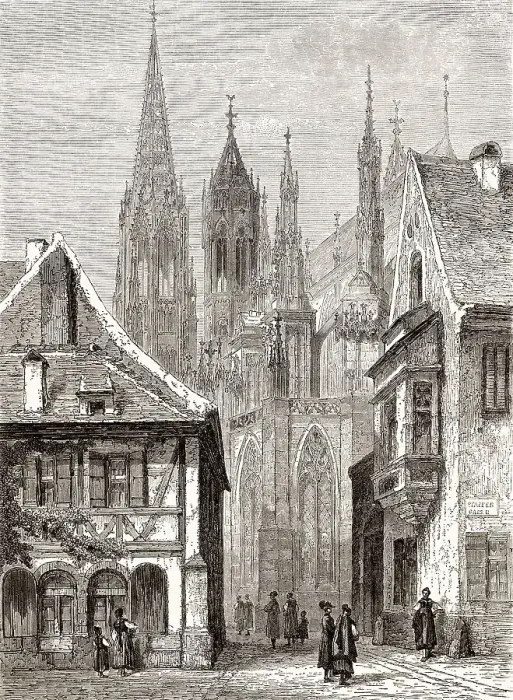 Framed Print : Freiburg im Breisgau, Baden-Wuerttemberg Framed Print : Freiburg im Breisgau, Baden-Wuerttemberg
