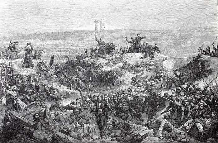 Framed Print : The French Attack on Malakoff on 8 September 1855