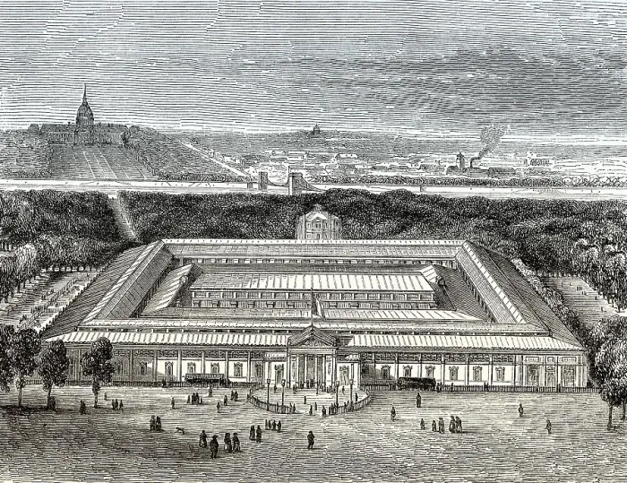 Framed Print : The French Industrial Exposition of 1844