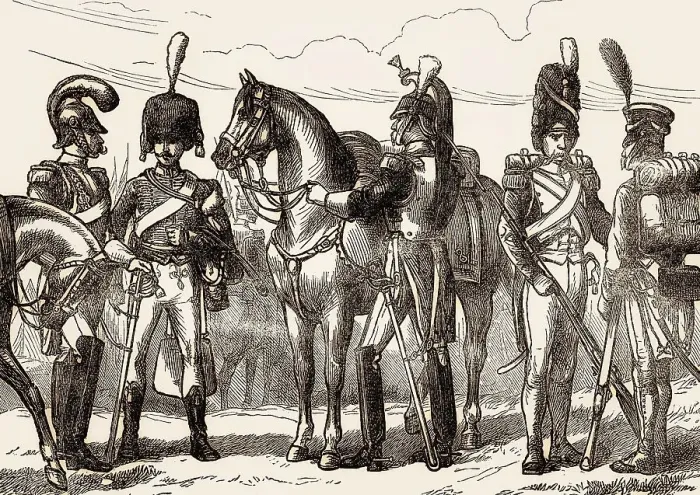 Framed Print : French military uniforms, 1811 Framed Print : French military uniforms, 1811