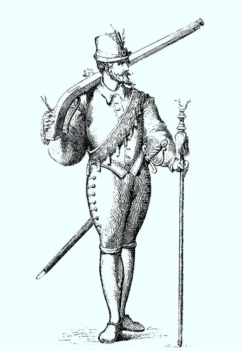 Framed Print : French Musketeer with Cartridge Bandolier Framed Print : French Musketeer with Cartridge Bandolier