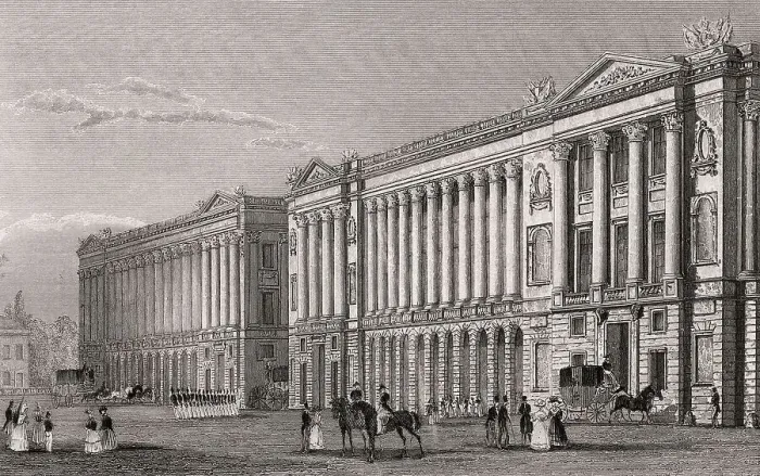 Framed Print : French Naval Ministry, Garde-Meuble de la Couronne