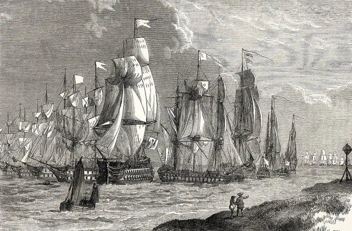 Framed Print : The French Navy before Grenada