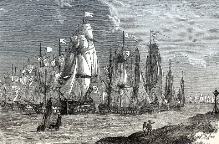 Framed Print : The French Navy before Grenada