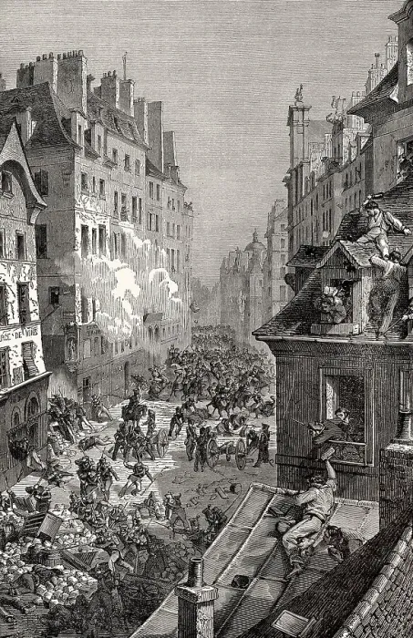 Framed Print : The French Revolution of 1830, July Revolution Framed Print : The French Revolution of 1830, July Revolution