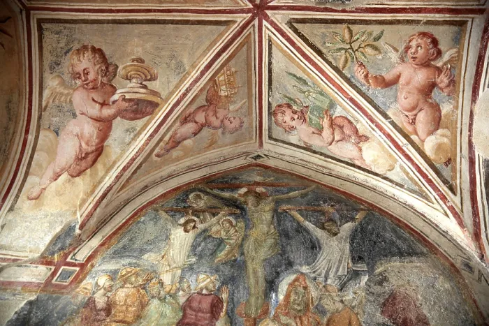 Framed Print : Fresco on the Cathedral Cattedrale di Sant Andrea