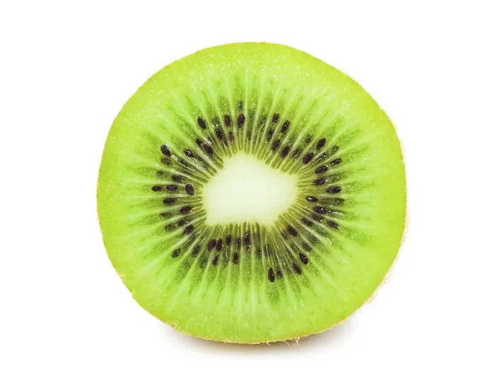 Framed Print : Fresh juicy kiwi isolated on white background