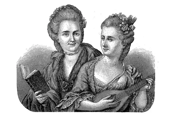 Framed Print : Friederike Oeser, 1748-1829, friend of Goethe