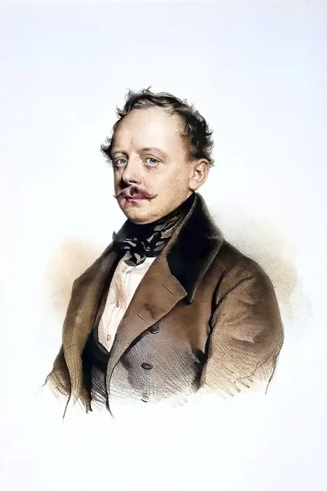 Framed Print : Friedrich Adolf Drachenfels (1795-1863)