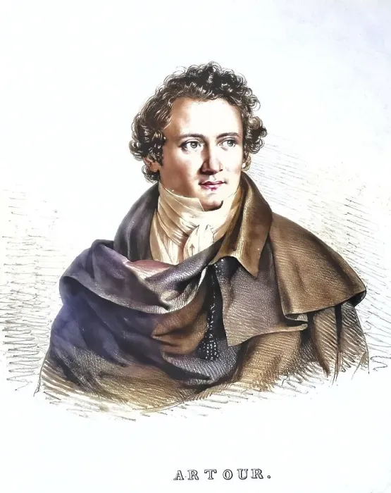 Framed Print : Friedrich Artour, actually Schenkelberg 1800-1831)