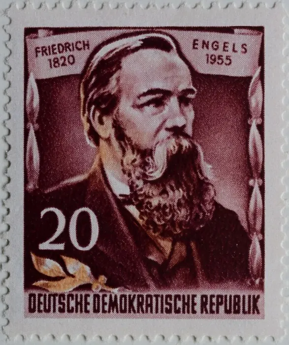 Framed Print : Friedrich Engels, a German social scientist