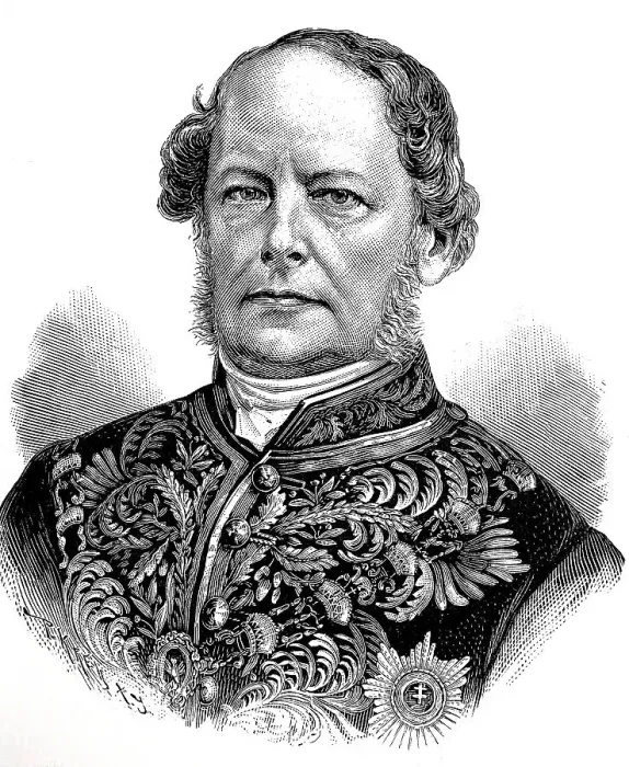 Framed Print : Friedrich Ferdinand Count von Beust