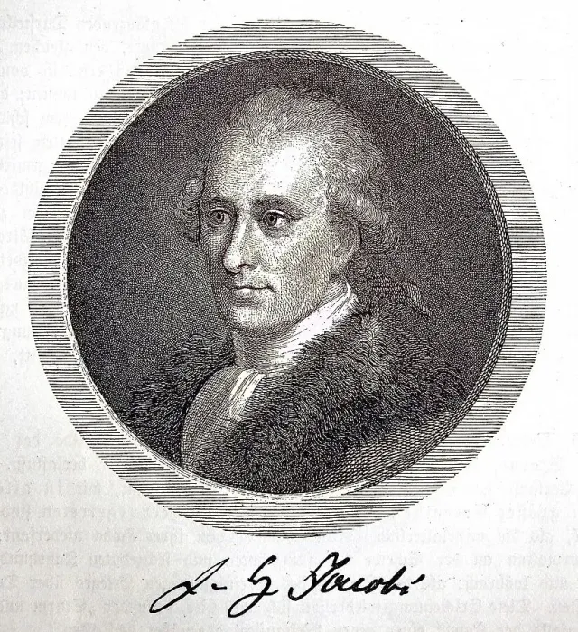 Framed Print : Friedrich Heinrich Jacobi, also Fritz Jacobi