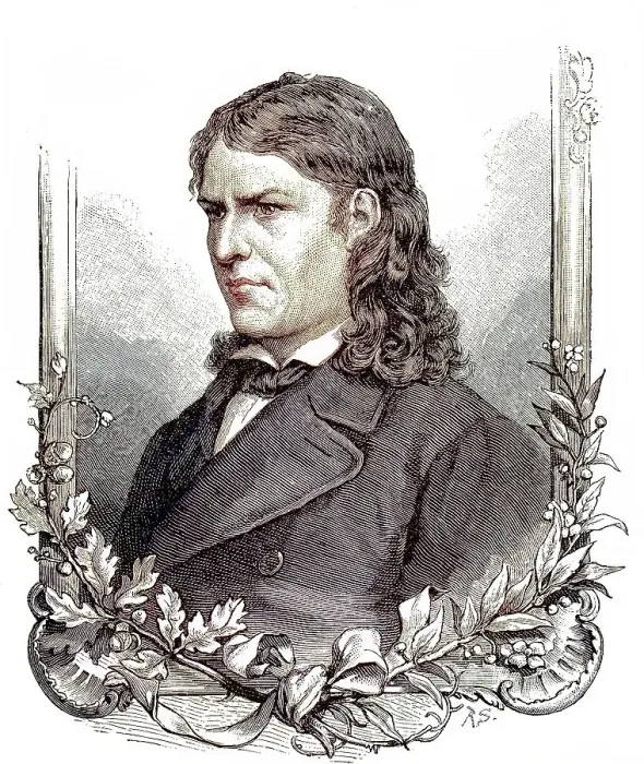 Framed Print : Friedrich Rueckert, 16 May 1788 - 31 January 1866 Framed Print : Friedrich Rueckert, 16 May 1788 - 31 January 1866