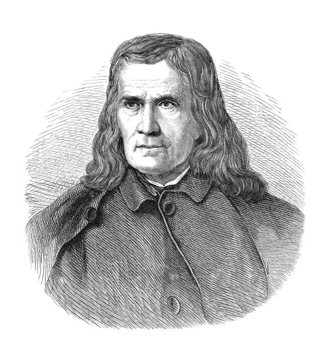Framed Print : Friedrich Rueckert (1788-1866) was a German poet