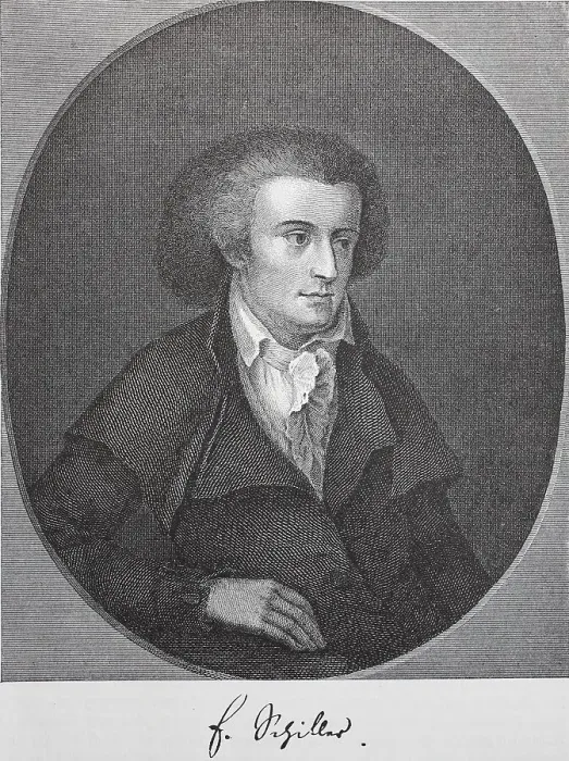 Framed Print : Friedrich Schiller aged 21, 10 November 1759
