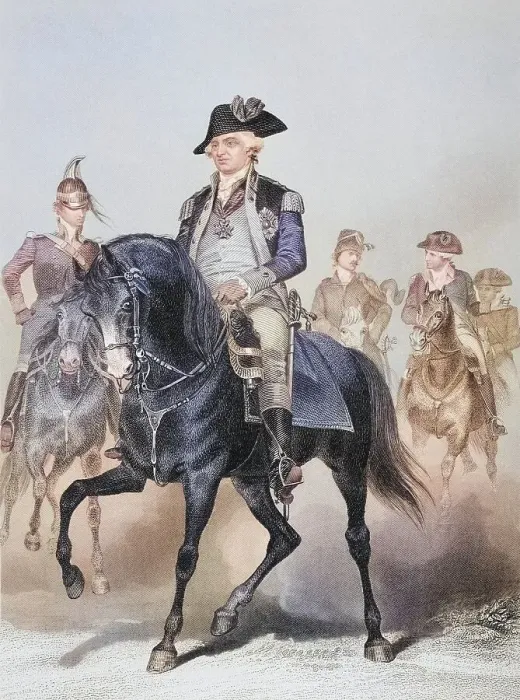 Framed Print : Friedrich Wilhelm Ludolf Gerhard Augustin Freiherr von Steuben