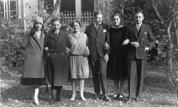 Framed Print : Friends, historical image, ca. 1924