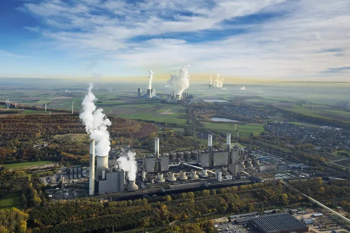 Framed Print : In front Frimmersdorf power plant