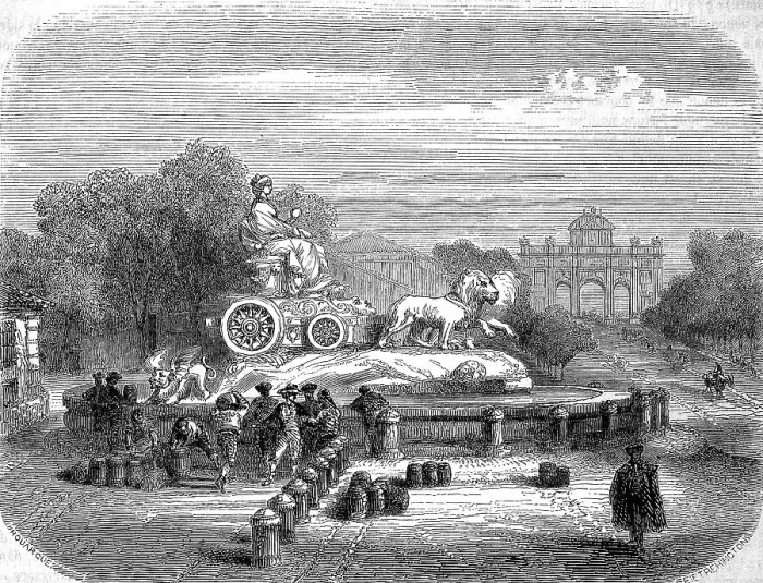 Framed Print : Fuente de Cibeles, Fountain of the Goddess Kybele