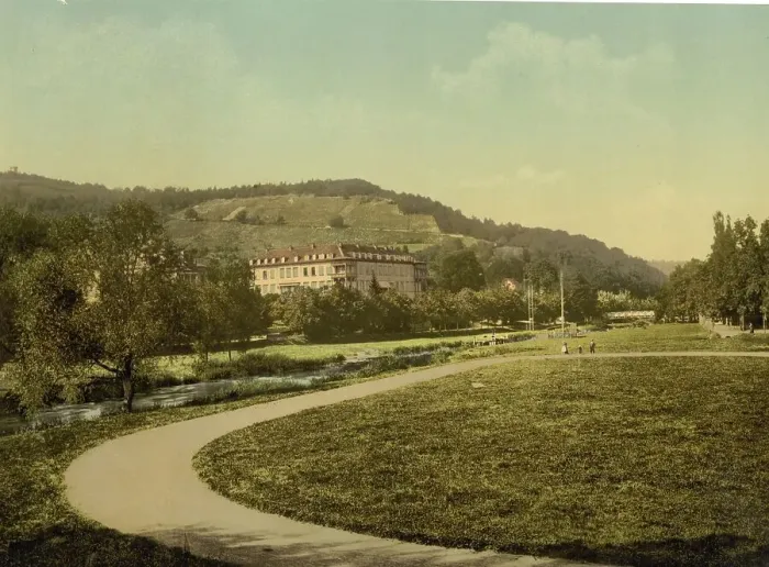 Framed Print : Fuerstenhof, Bad Kissingen in Bavaria