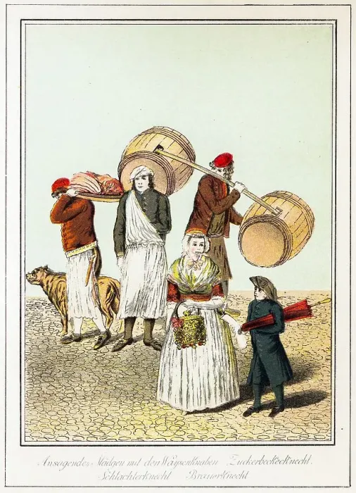Framed Print : Funny old Hamburg, girl, orphan Framed Print : Funny old Hamburg, girl, orphan