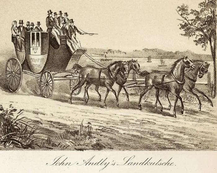 Framed Print : Funny old Hamburg, John Andy's country carriage