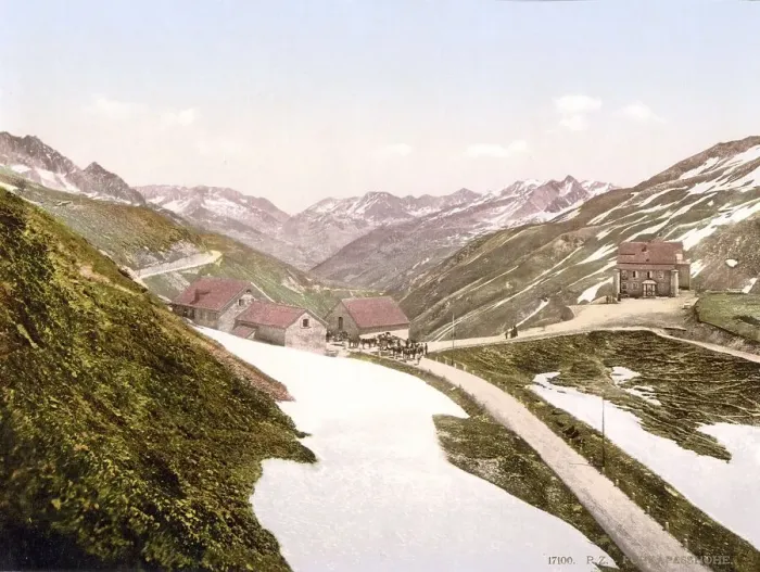 Framed Print : Furka Pass, Bernese Oberland, Switzerland Framed Print : Furka Pass, Bernese Oberland, Switzerland
