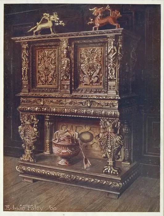 Framed Print : Furniture around the turn of the century 1900 Framed Print : Furniture around the turn of the century 1900