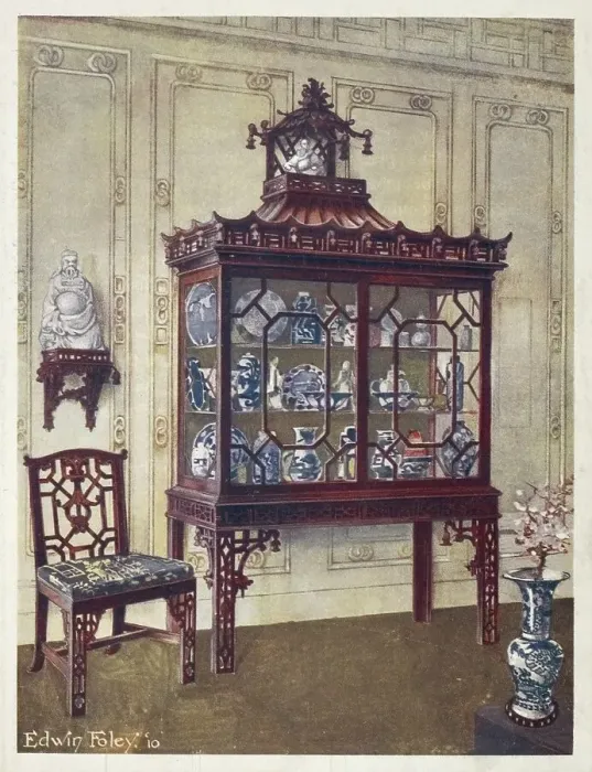 Framed Print : Furniture around the turn of the century 1900
