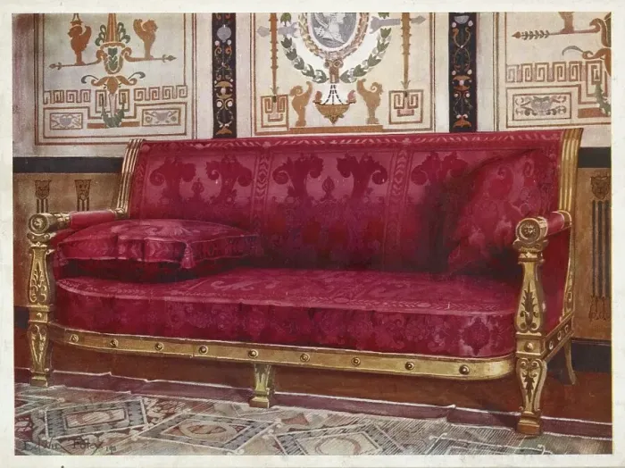 Framed Print : Furniture around the turn of the century 1900 Framed Print : Furniture around the turn of the century 1900
