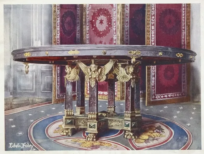 Framed Print : Furniture around the turn of the century 1900