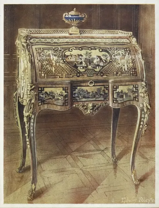 Framed Print : Furniture around the turn of the century 1900 Framed Print : Furniture around the turn of the century 1900