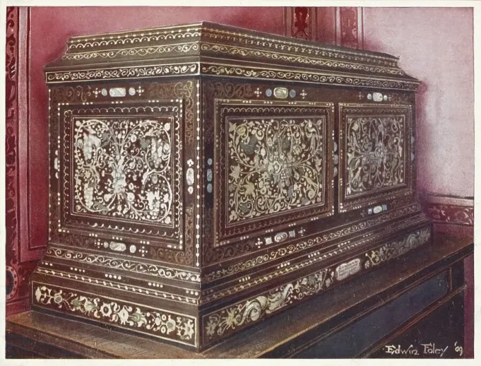 Framed Print : Furniture from around the turn of the century 1900 Framed Print : Furniture from around the turn of the century 1900