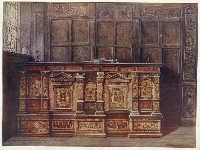 Framed Print : Furniture from around the turn of the century 1900