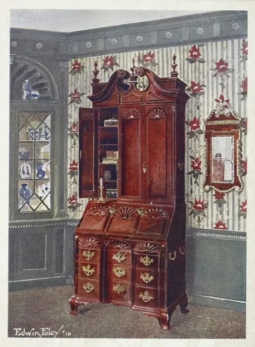 Framed Print : Furniture around the turn of the century 1900 Framed Print : Furniture around the turn of the century 1900