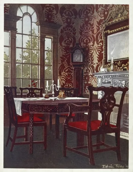 Framed Print : Furniture around the turn of the century 1900