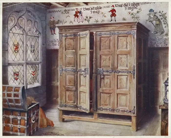 Framed Print : Furniture from around the turn of the century 1900