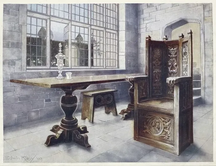 Framed Print : Furniture around the turn of the century 1900
